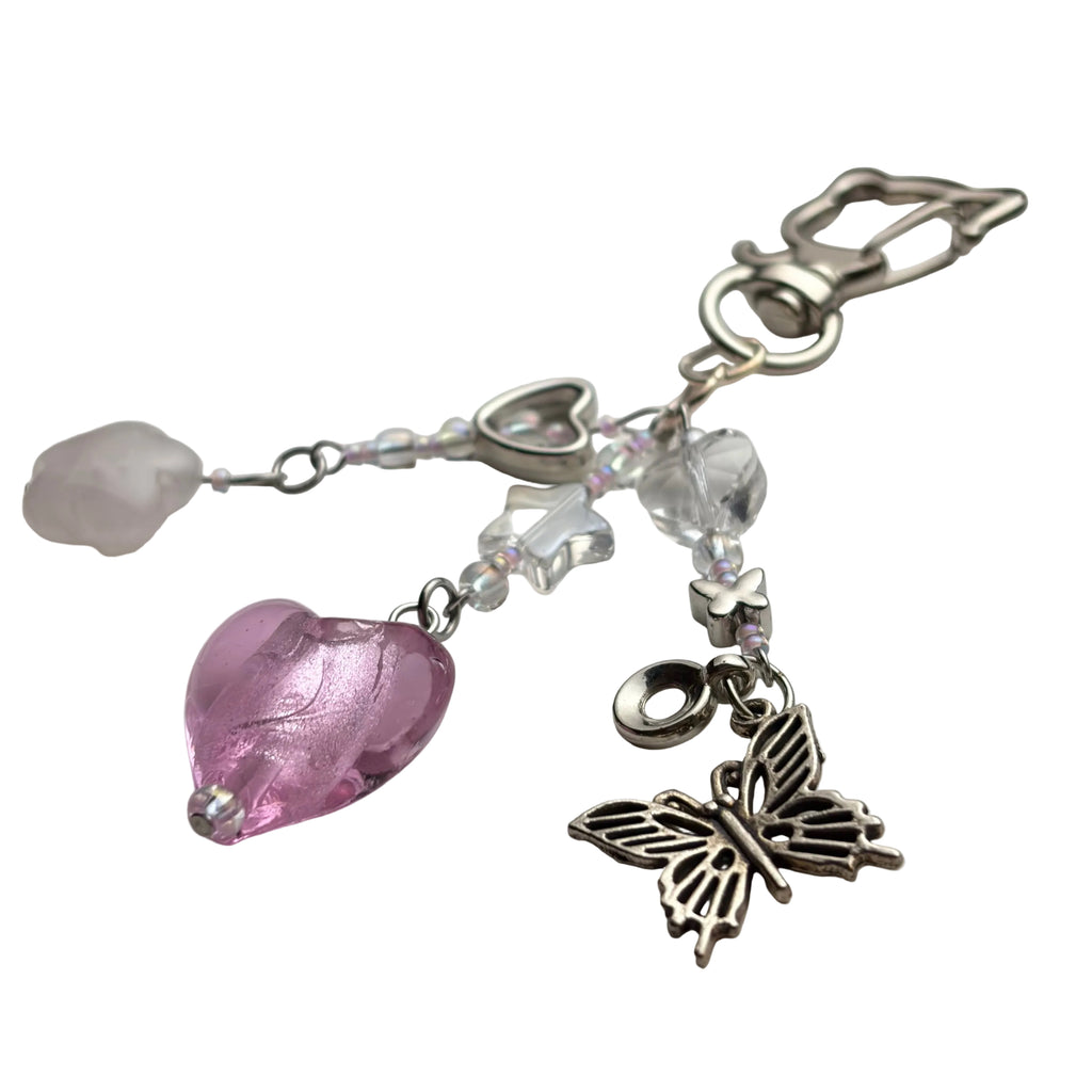 Kitty Heart Keychain