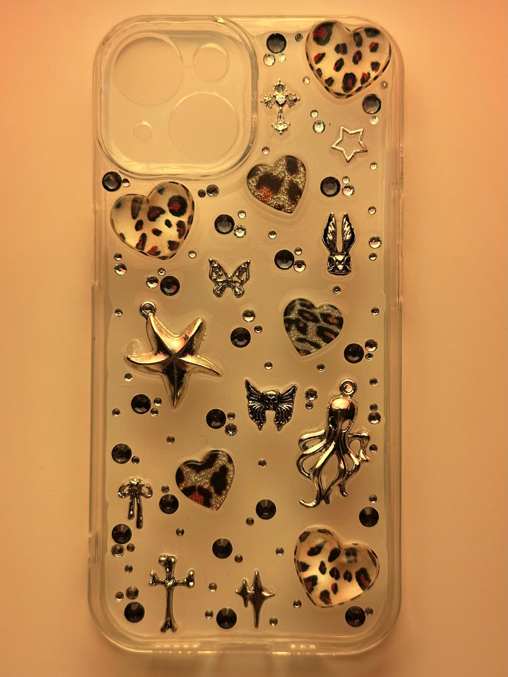 Silver Leopard Case